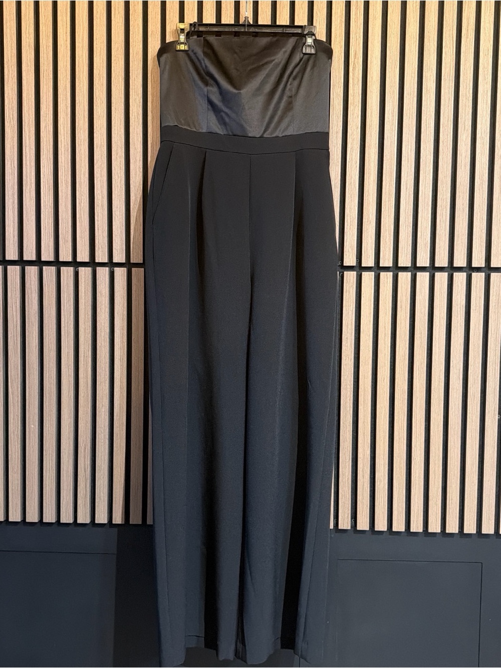 Gap Black Strapless Jumpsuit